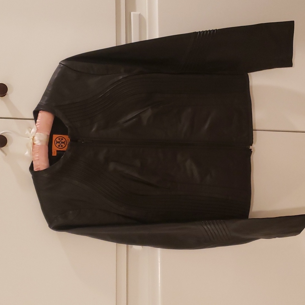 Tory Burch leather jacket size 6